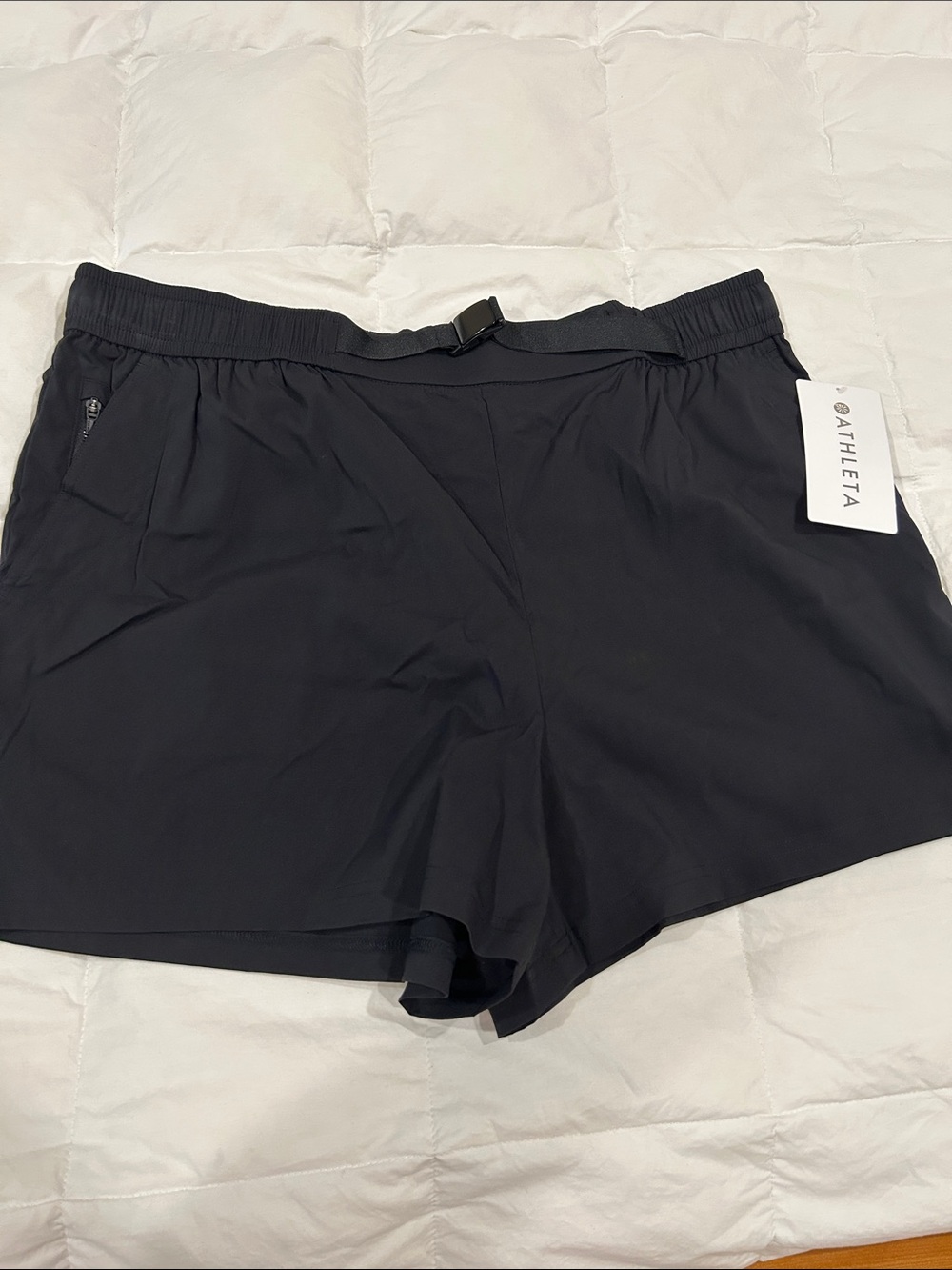 Athleta Black Highland Utility Shorts